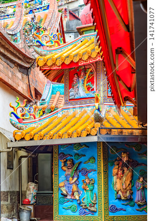 2015年台灣街景:淡水、新北市、淡水老街、福佑寺 2015年台灣街景:淡水、新北市、淡水老街、福佑寺 141741077