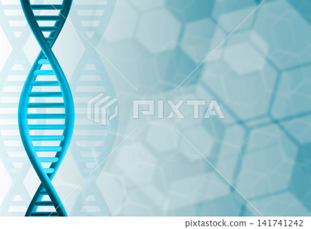 DNA strands on science background DNA strands on science background 141741242