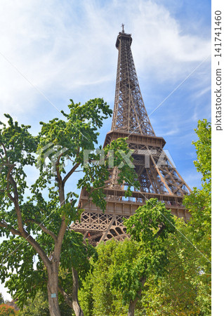 The Eiffel Tower as seen from the Champ de Mars on a clear day in Paris, France (August 2, 2026) The Eiffel Tower as seen from the Champ de Mars on a clear day in Paris, France (August 2, 2026) 141741460