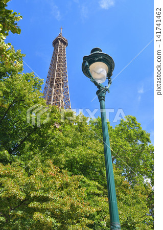 The Eiffel Tower as seen from the Champ de Mars on a clear day in Paris, France (August 2, 2026) The Eiffel Tower as seen from the Champ de Mars on a clear day in Paris, France (August 2, 2026) 141741462