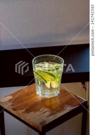 Refreshing Lime Drink With a Gentle Splash Refreshing Lime Drink With a Gentle Splash 141741593