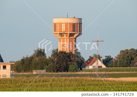 Airport Water Tower Above the Rooftops Airport Water Tower Above the Rooftops 141741729