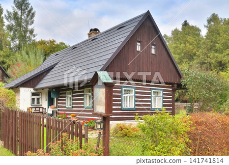 Beautiful wooden cottage in Czech republic Beautiful wooden cottage in Czech republic 141741814