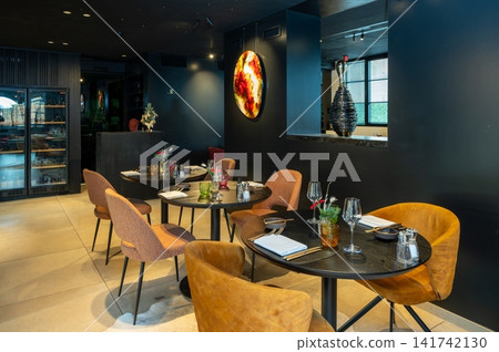Interior of Cozy Modern Restaurant Interior of Cozy Modern Restaurant 141742130