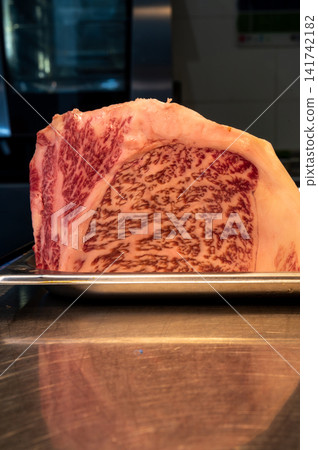 Premium Wagyu Beef Steak Close-Up Premium Wagyu Beef Steak Close-Up 141742182