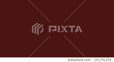 Stunning burgundy design with a Chinese wave pattern Stunning burgundy design with a Chinese wave pattern 141742244