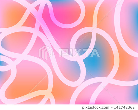 Gradient mesh abstract background. Futuristic holographic backdrop with gradient mesh. 90s, 80s retro party style. Iridescent graphic template for brochure Gradient mesh abstract background. Futuristic holographic backdrop with gradient mesh. 90s, 80s retro party style. Iridescent graphic template for brochure 141742362