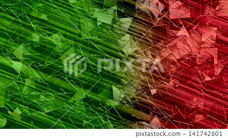 Green and red, noisy speed lines, watermelon colors. Green and red, noisy speed lines, watermelon colors. 141742801