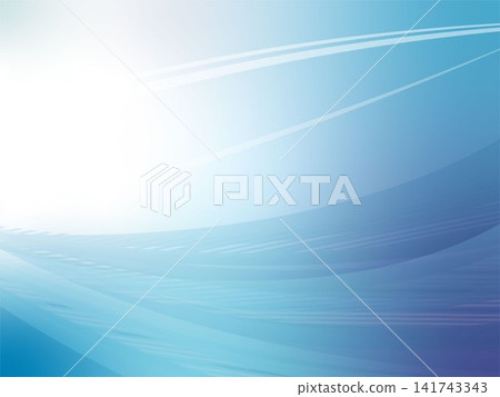 Soft light blue wavy abstract background material Soft light blue wavy abstract background material 141743343