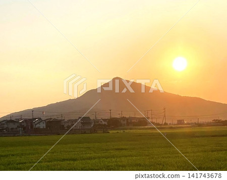 卡亞山和落日 卡亞山和落日 141743678