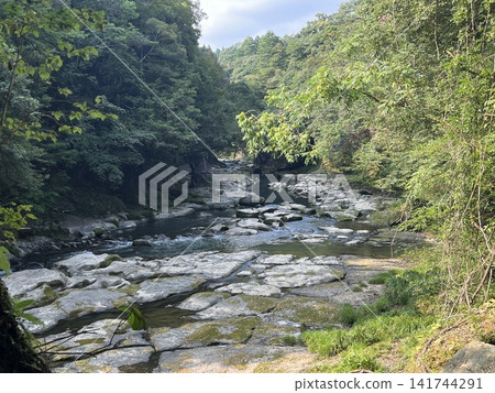 A valley that shines in the fresh green A valley that shines in the fresh green 141744291