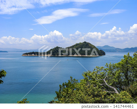 Kokunoshima Island as seen from Okunoshima Island Kokunoshima Island as seen from Okunoshima Island 141744461