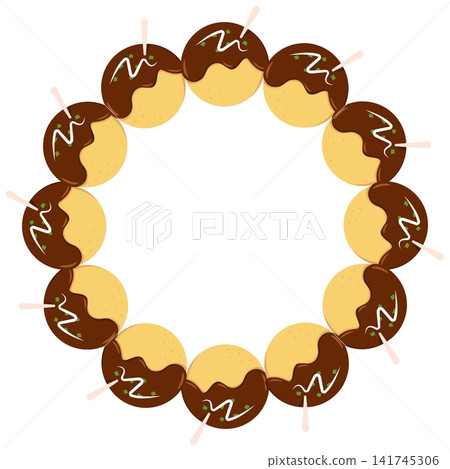 Takoyaki circular frame Takoyaki circular frame 141745306