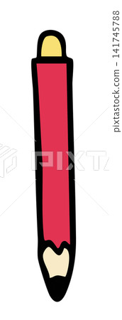 Hand drawn pencil for cartoon, back to school, department store, stationery, paper, envelopes, writing implements, school materials, office supplies, online shopping, grocery shopping, kids, childhood Hand drawn pencil for cartoon, back to school, department store, stationery, paper, envelopes, writing implements, school materials, office supplies, online shopping, grocery shopping, kids, childhood 141745788