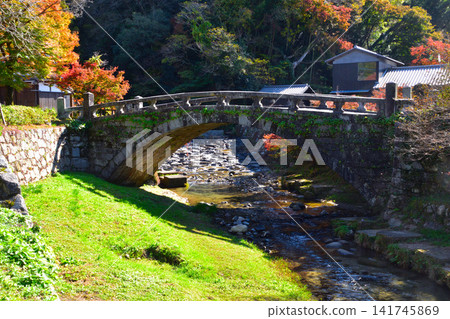 Akizuki Castle Town Mekagami Bridge Akizuki Castle Town Mekagami Bridge 141745869