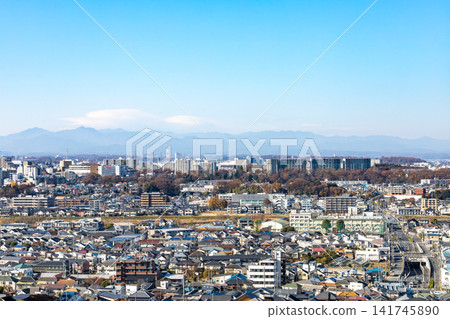 [Hino City, Tokyo] Scenery of a suburban residential area 141745890