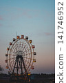 Evening sky and Ferris wheel 141746952