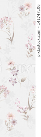 Soft dreamy watercolor floral seamless patterns collection Soft dreamy watercolor floral seamless patterns collection 141747106