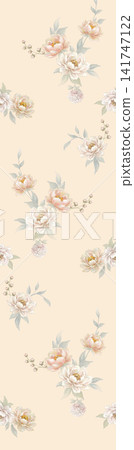 Soft dreamy watercolor floral seamless patterns collection Soft dreamy watercolor floral seamless patterns collection 141747122