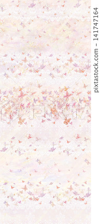 Soft dreamy watercolor floral seamless patterns collection 141747164