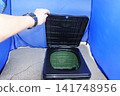 Emergency portable toilet tent 141748956