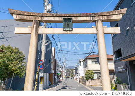 Kyoto, Uzumasa, Kijima-za Amaterasu Mitama Shrine (commonly known as Kijima Shrine or Kono-sha), First Torii Gate, God of Rainmaking 141749103