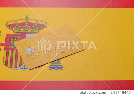 A credit card for contactless cashless payments via a terminal or online. A credit card A credit card for contactless cashless payments via a terminal or online. A credit card 141749443