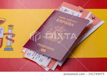 Spain, Spanish passport for travel, immigration, education, and business. Spanish passport Spain, Spanish passport for travel, immigration, education, and business. Spanish passport 141749475