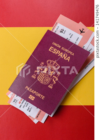 Spain, Spanish passport for travel, immigration, education, and business. Spanish passport Spain, Spanish passport for travel, immigration, education, and business. Spanish passport 141749476