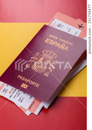 Spain, Spanish passport for travel, immigration, education, and business. Spanish passport Spain, Spanish passport for travel, immigration, education, and business. Spanish passport 141749477