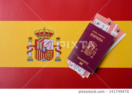 Spain, Spanish passport for travel, immigration, education, and business. Spanish passport Spain, Spanish passport for travel, immigration, education, and business. Spanish passport 141749478