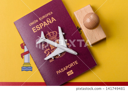Spain, Spanish passport for travel, immigration, education, and business. Spanish passport Spain, Spanish passport for travel, immigration, education, and business. Spanish passport 141749481