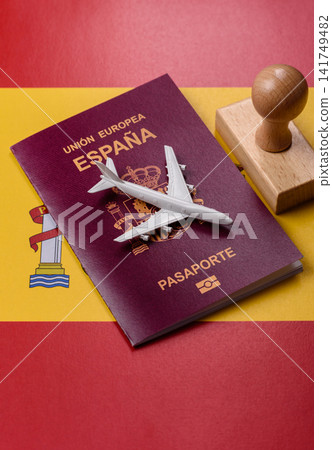 Spain, Spanish passport for travel, immigration, education, and business. Spanish passport Spain, Spanish passport for travel, immigration, education, and business. Spanish passport 141749482