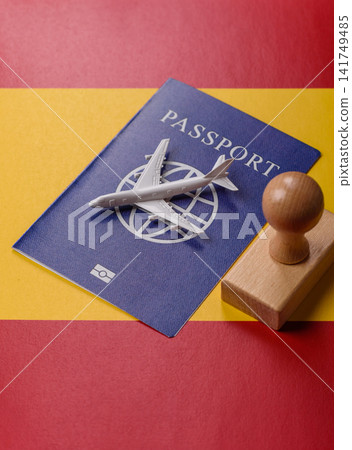 Spain, Spanish passport for travel, immigration, education, and business. Spanish passport Spain, Spanish passport for travel, immigration, education, and business. Spanish passport 141749485