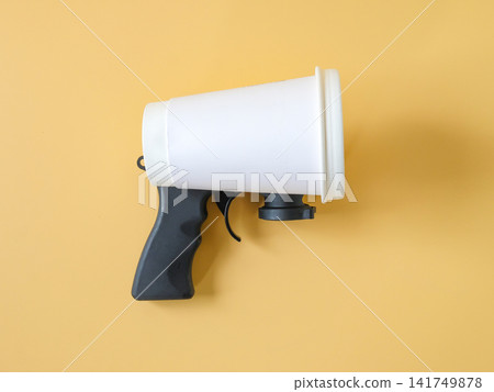 Small megaphone and shouting,Concept of business, leadership. Small megaphone and shouting,Concept of business, leadership. 141749878