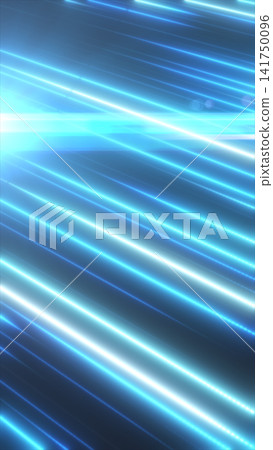 Diagonal blue and cyan light streaks create a dynamic sense of speed, motion, and futuristic technology across a dark abstract background. Diagonal blue and cyan light streaks create a dynamic sense of speed, motion, and futuristic technology across a dark abstract background. 141750096