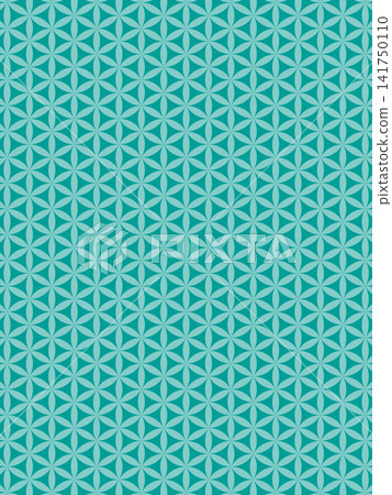 Blue-green Flower of Life background Blue-green Flower of Life background 141750110
