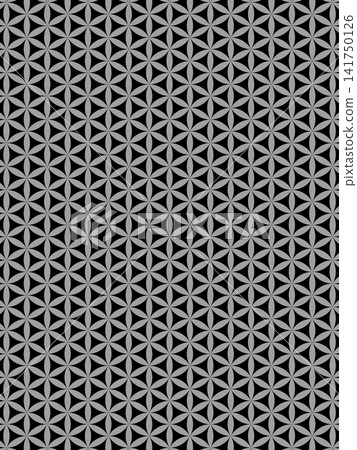 Black Flower of Life background Black Flower of Life background 141750126