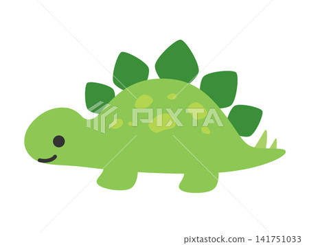 可愛的劍龍插畫素材 可愛的劍龍插畫素材 141751033