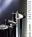 Screw metal piles in store 141751572