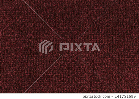 Close up, macro red fabric surface texture background with velvet, microfiber textile surface Close up, macro red fabric surface texture background with velvet, microfiber textile surface 141751699