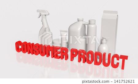 Generic Consumer Product Packaging Display Inside Modern Retail Store 3d render. Generic Consumer Product Packaging Display Inside Modern Retail Store 3d render. 141752621