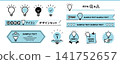 Light bulb inspiration icons and ribbons for business and website use. 141752657