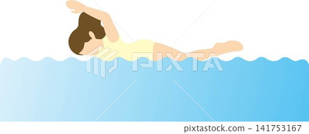 Isometric figure, woman, swimming, ocean, pool, swimsuit, sports, travel, illustration, stock image Isometric figure, woman, swimming, ocean, pool, swimsuit, sports, travel, illustration, stock image 141753167