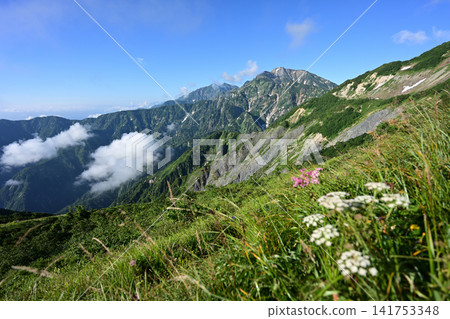 Mt. Karamatsu climb, Northern Alps, Nagano Prefecture Mt. Karamatsu climb, Northern Alps, Nagano Prefecture 141753348