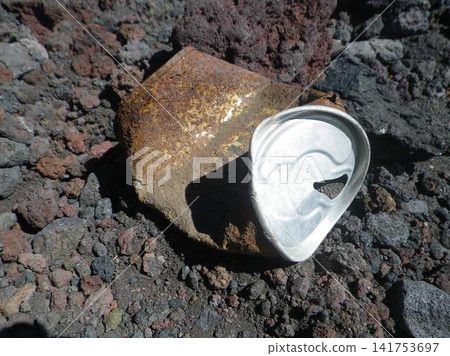 Old, rusty, discarded can Old, rusty, discarded can 141753697