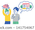 A couple saving money to buy their own home_color 141754067