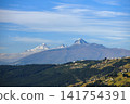 The Illinizas and El Corazon Volcano at Dawn in the Ecuadorian Andes 141754391