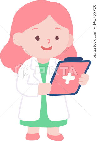 Female Doctor with Chart Female Doctor with Chart 141755720
