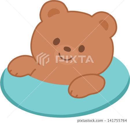 Bear in Swim Ring Bear in Swim Ring 141755764